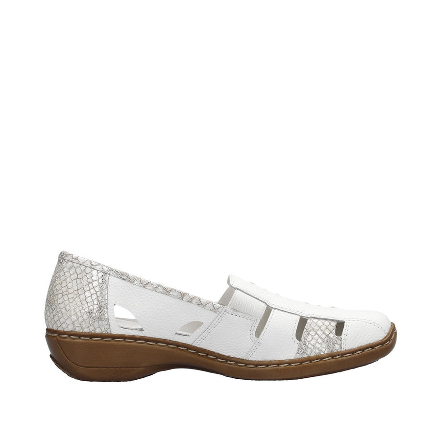 Rieker Doris 41385-80 White Shoes