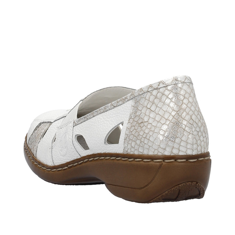 Rieker Doris 41385-80 White Shoes
