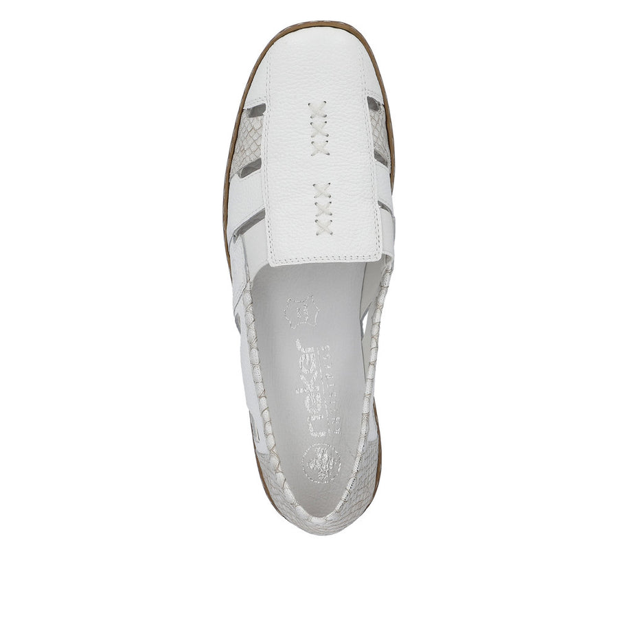 Rieker Doris 41385-80 White Shoes