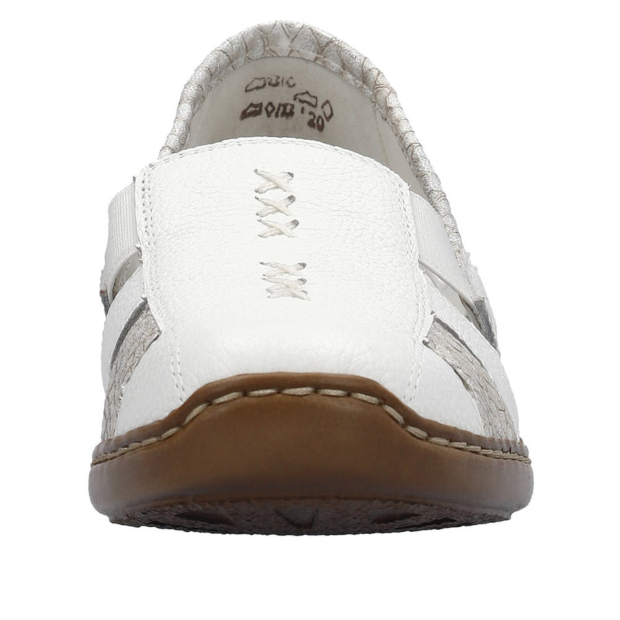 Rieker Doris 41385-80 White Shoes