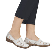 Rieker Doris 41385-80 White Shoes