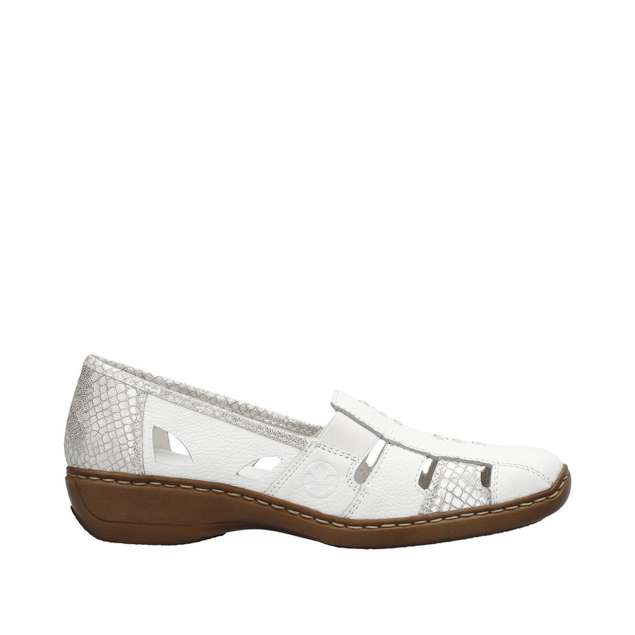 Rieker Doris 41385-80 White Shoes