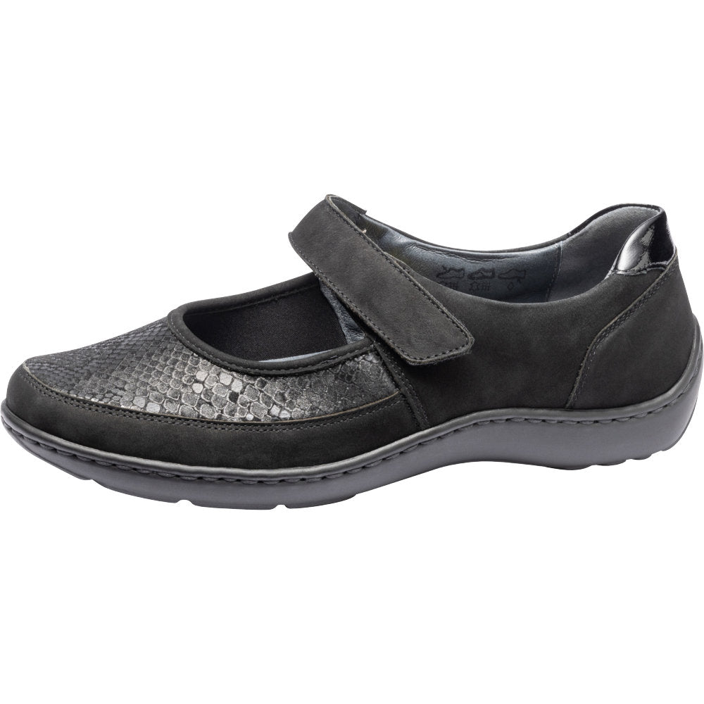 Waldlaufer 496H33-350-001 Black Shoes