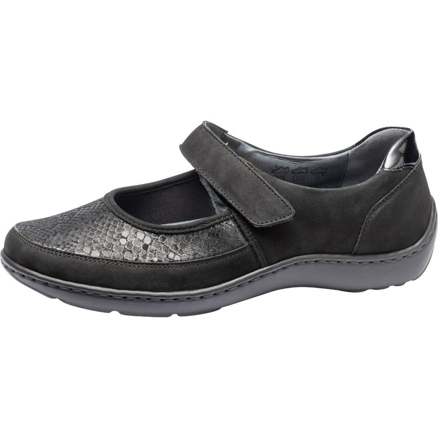 Waldlaufer 496H33-350-001 Black Shoes
