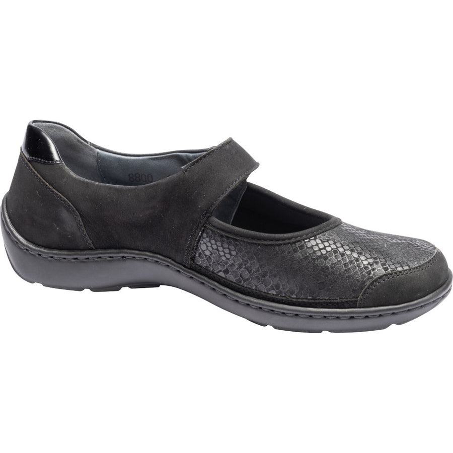 Waldlaufer 496H33-350-001 Black Shoes