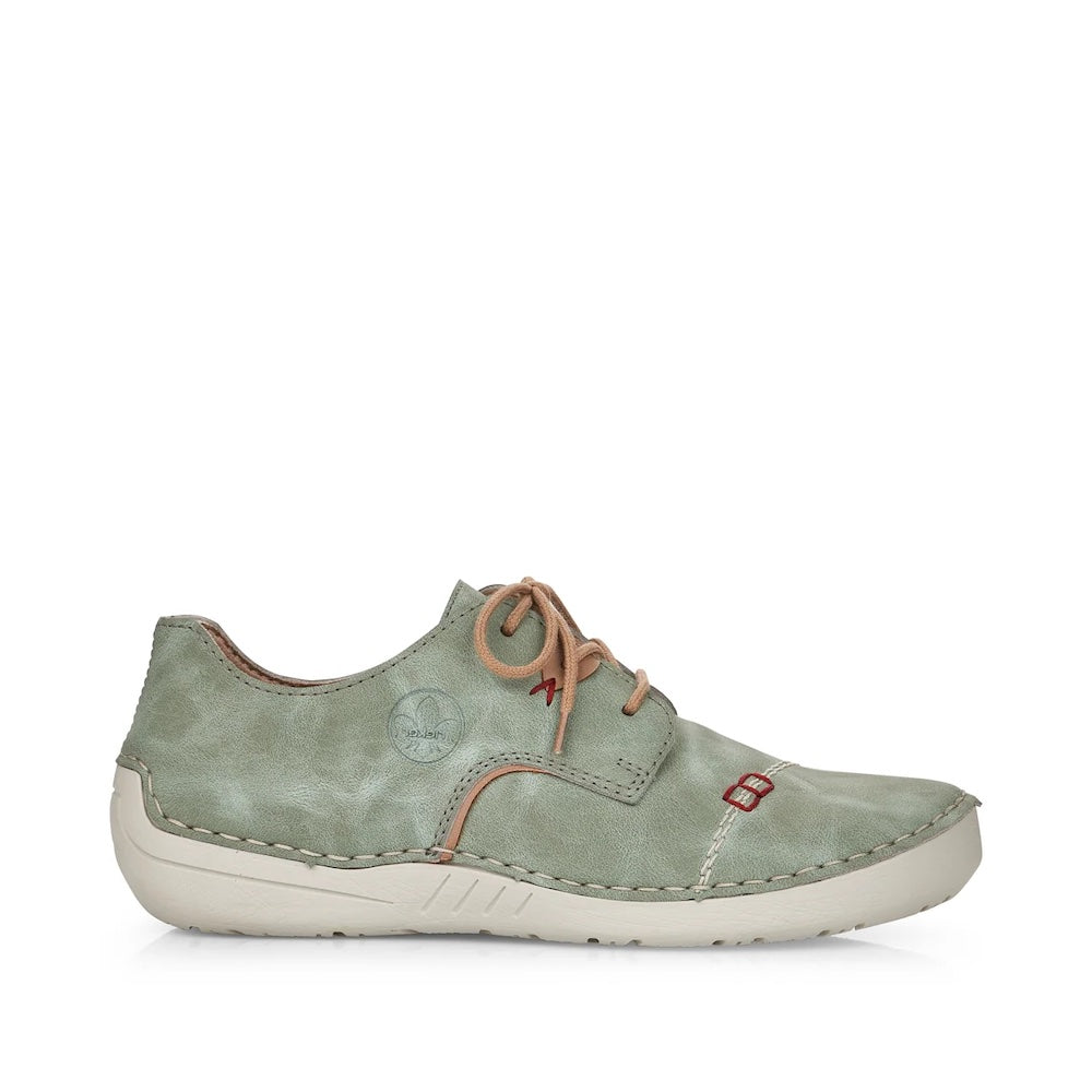 Rieker Angela 52528-52 Green Shoes