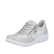 Rieker Bronia 59501-90 Silver Shoes