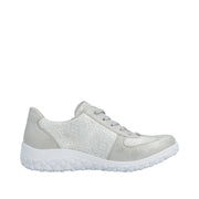 Rieker Bronia 59501-90 Silver Shoes