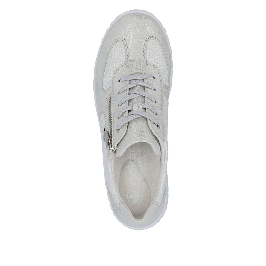 Rieker Bronia 59501-90 Silver Shoes