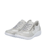 Rieker Bronia 59501-90 Silver Shoes