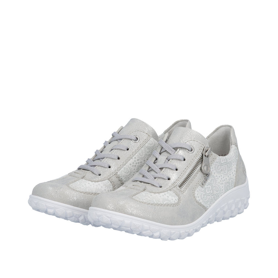 Rieker Bronia 59501-90 Silver Shoes