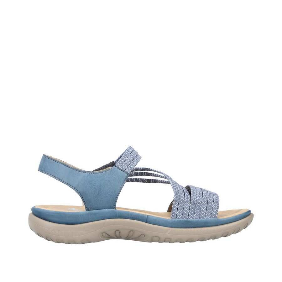 Rieker Franja 64870-14 Blue Sandals
