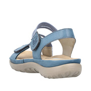 Rieker Franja 64870-14 Blue Sandals