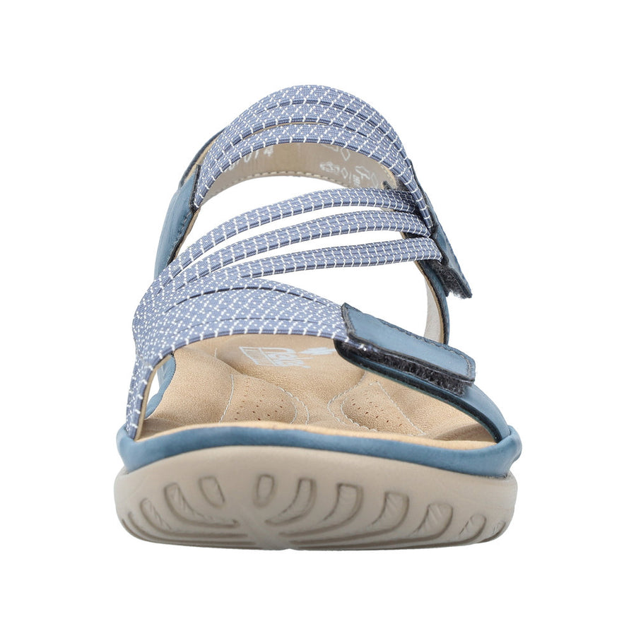 Rieker Franja 64870-14 Blue Sandals