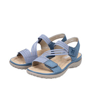 Rieker Franja 64870-14 Blue Sandals
