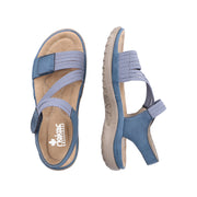 Rieker Franja 64870-14 Blue Sandals