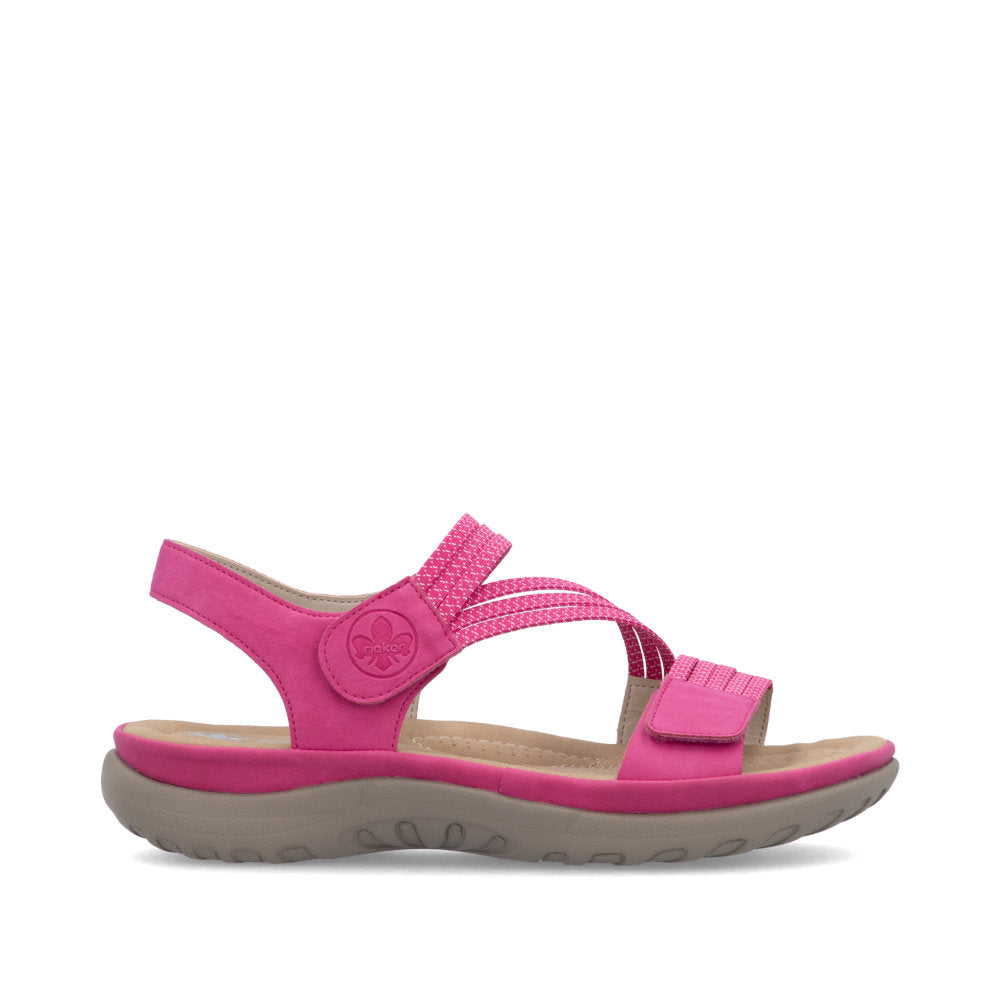Rieker Franja 64870-31 Pink Sandals