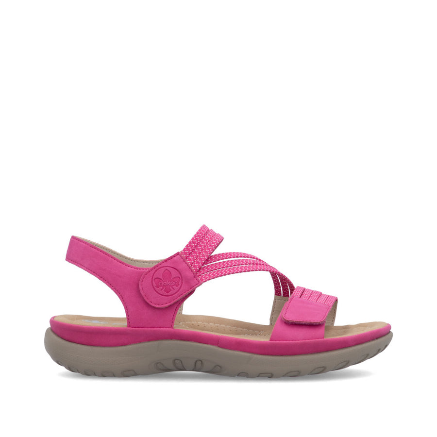 Rieker Franja 64870-31 Pink Sandals