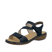 Rieker Regina 659C7-16 Navy Sandals