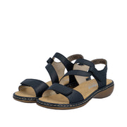 Rieker Regina 659C7-16 Navy Sandals