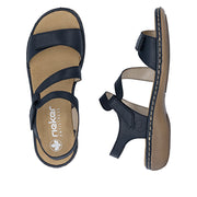 Rieker Regina 659C7-16 Navy Sandals
