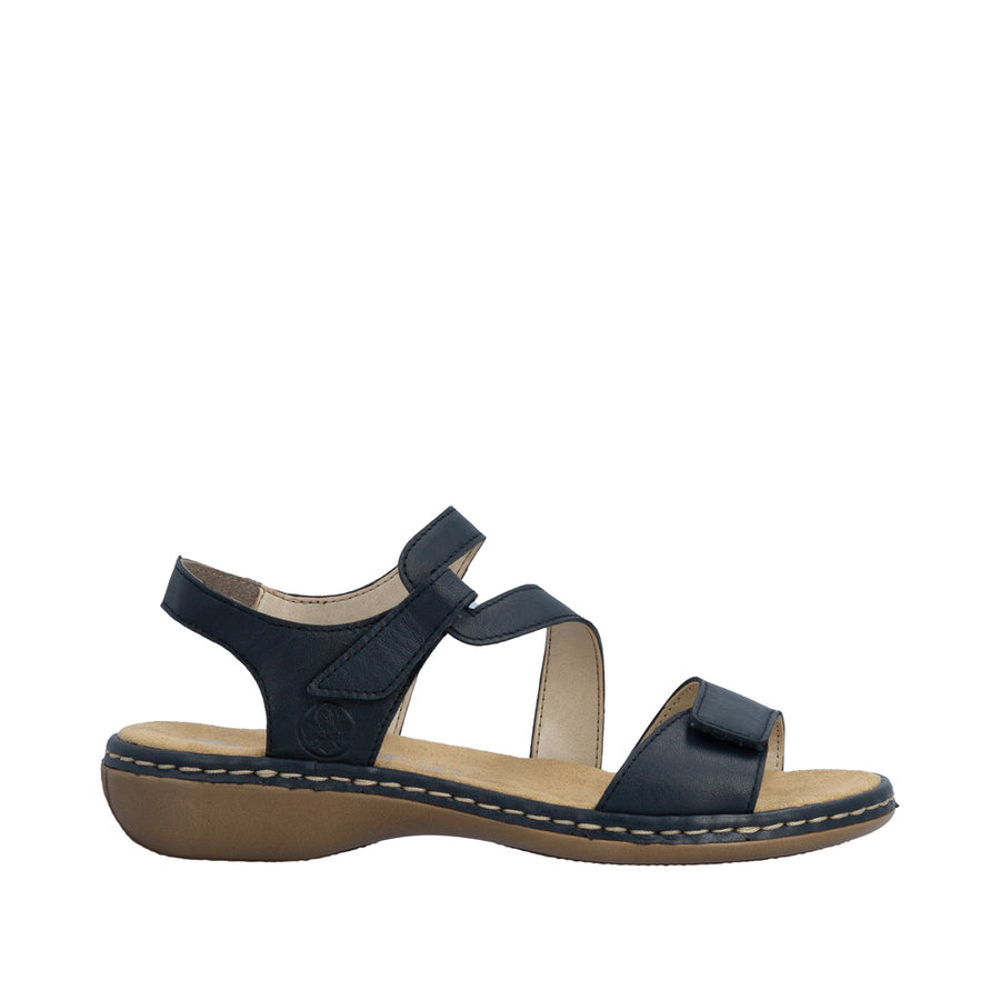 Rieker Regina 659C7-16 Navy Sandals