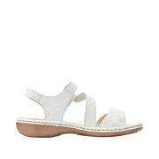 Rieker Regina 659C7-80 White Sandals