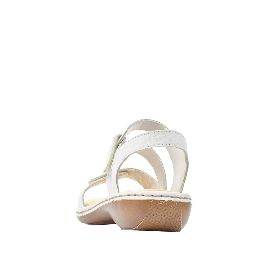 Rieker Regina 659C7-80 White Sandals