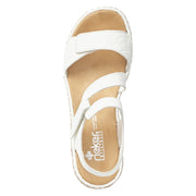 Rieker Regina 659C7-80 White Sandals