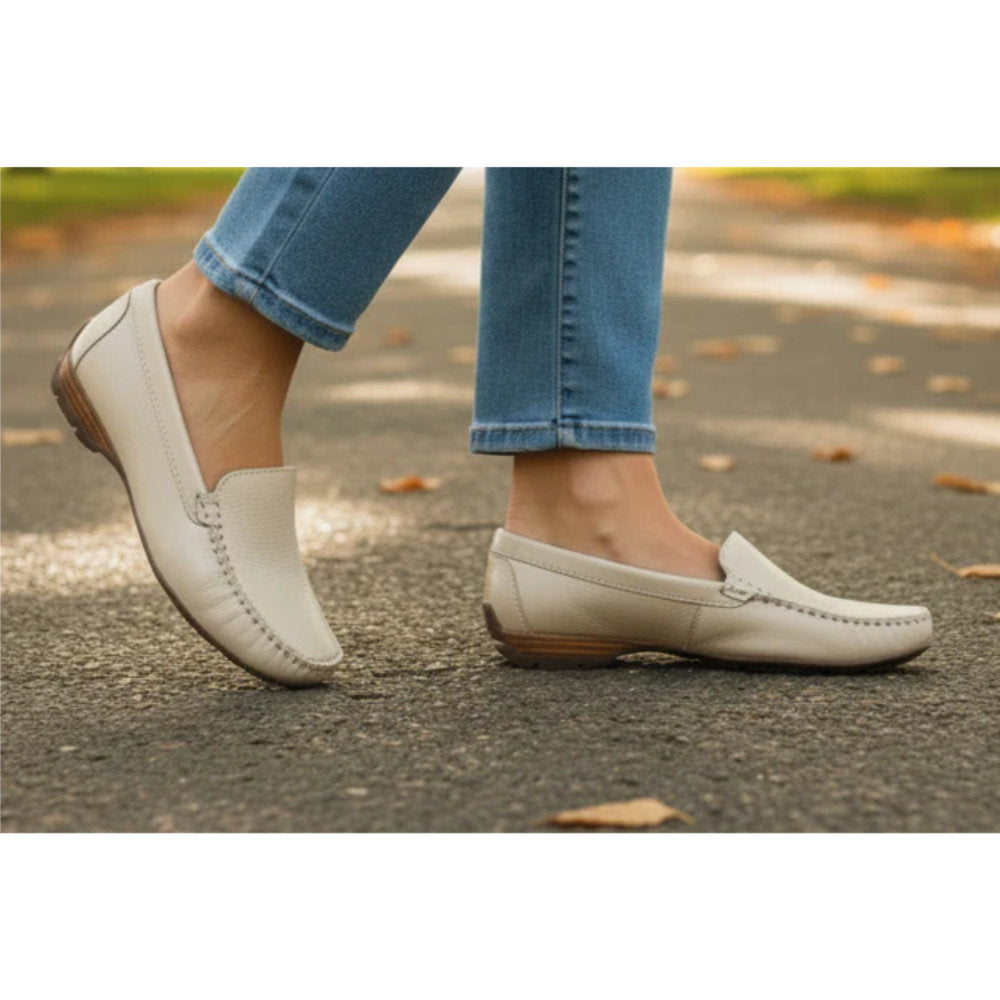 Maria Lya Alice Cream Moccasin