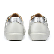 Hotter Chase II Wide White Trainers