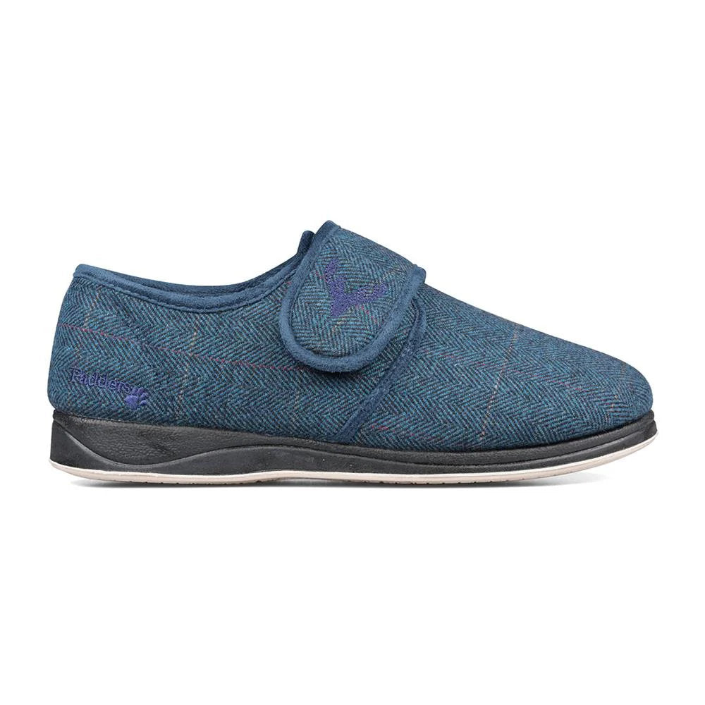 Padders Charles G Fit Navy/Combi Slippers