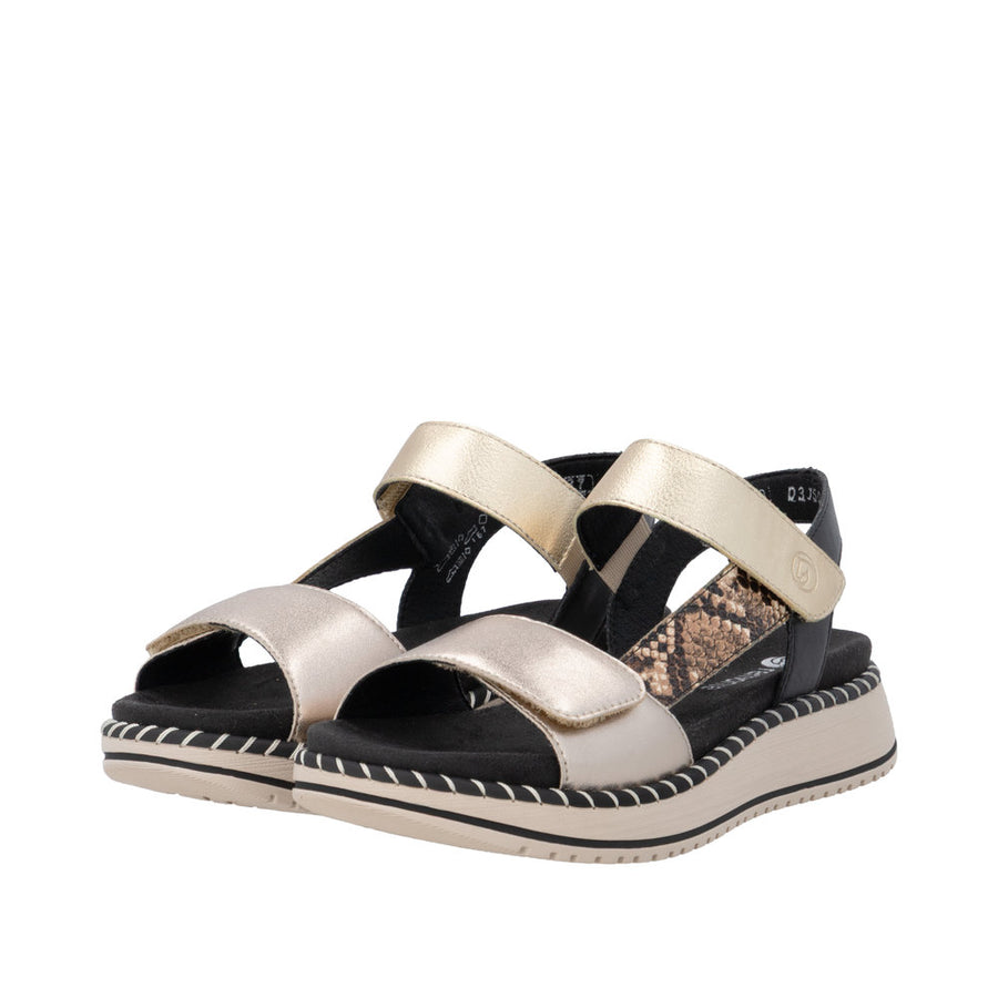 Remonte Jocelyn D3J50-90 Gold Sandals