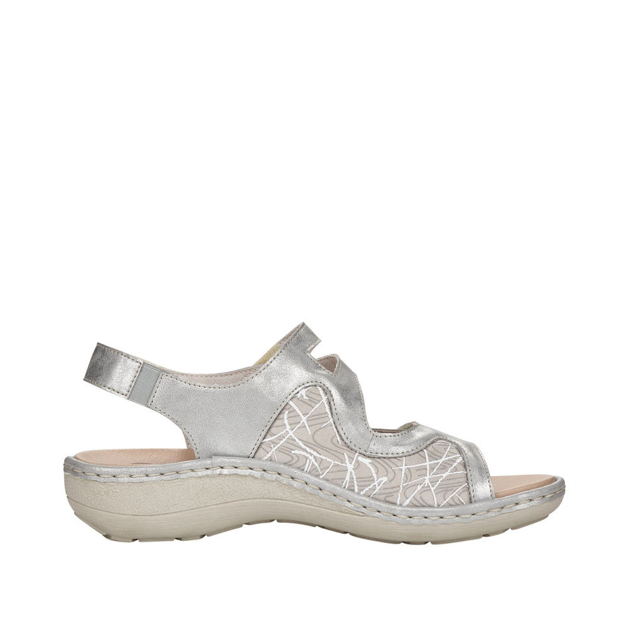 Remonte Filippa D7647-16 Silver Sandals