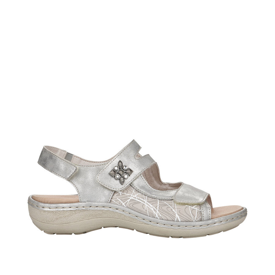 Remonte Filippa D7647-16 Silver Sandals