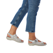 Remonte Filippa D7647-16 Silver Sandals
