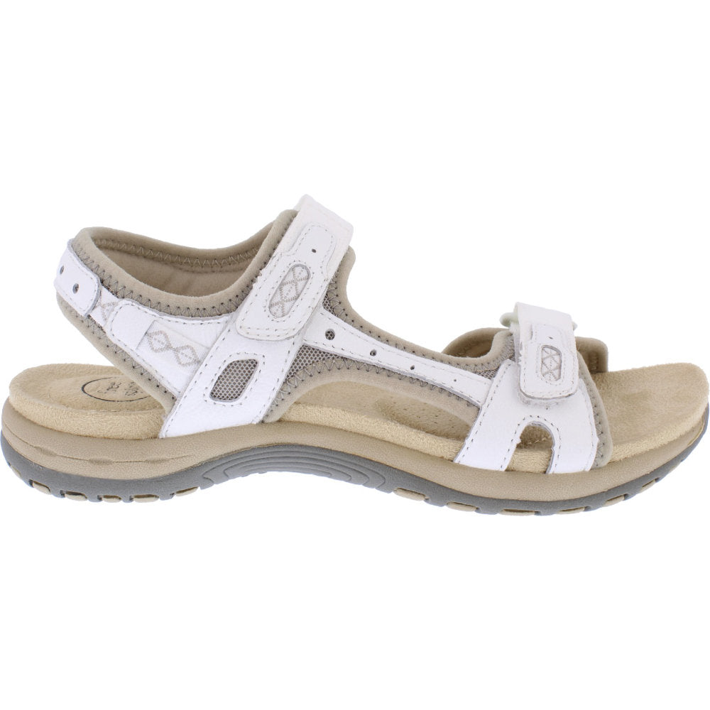 Free Spirit 40543 Frisco White Leather Sandals