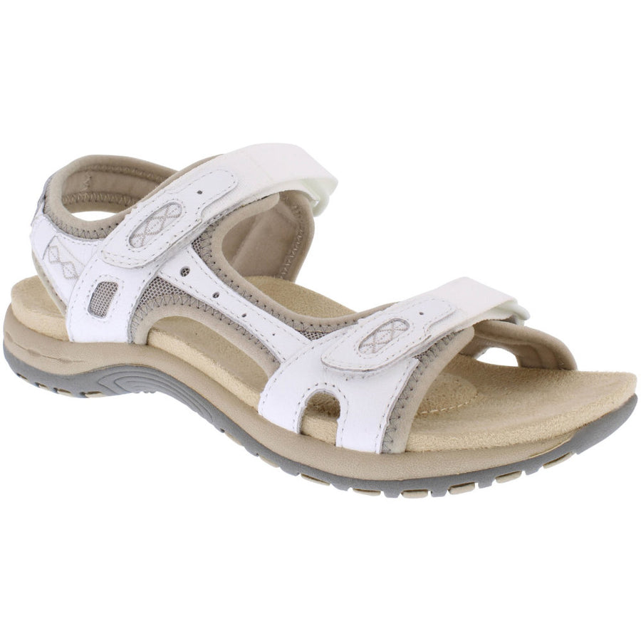 Free Spirit 40543 Frisco White Leather Sandals