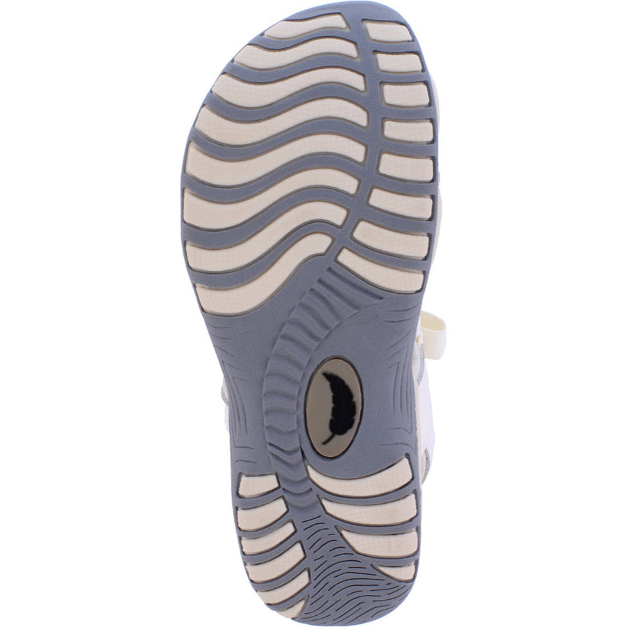 Free Spirit 40543 Frisco White Leather Sandals