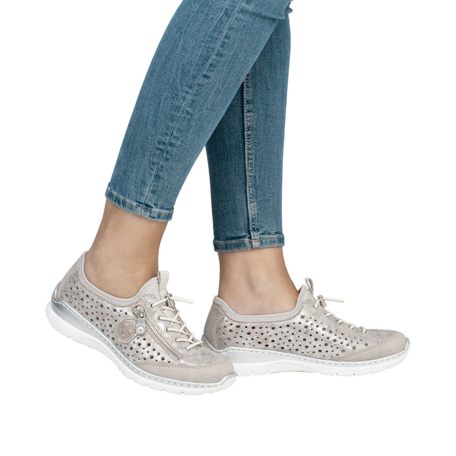 Rieker Nikita L32P6-90 Silver Shoes