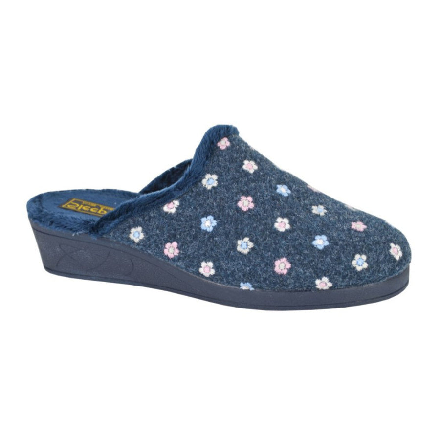 Sleepers LS183NC Josephine Navy Slippers