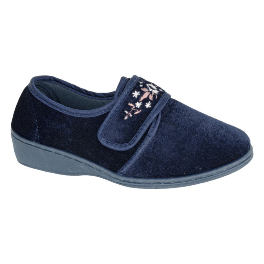 Sleepers LS187NC Elsie Navy Slippers