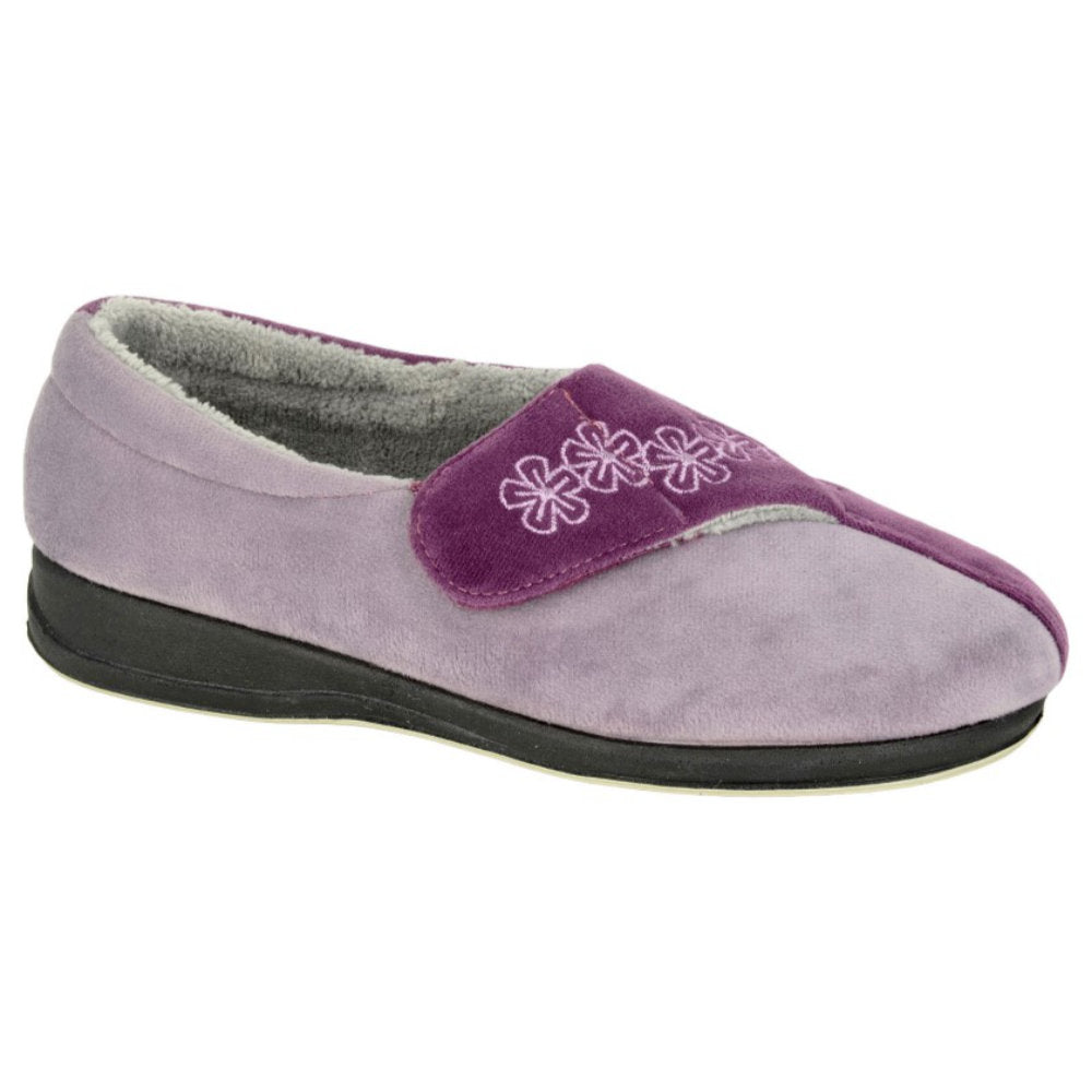 Sleepers LS352P Gemma Purple/Lilac Slippers
