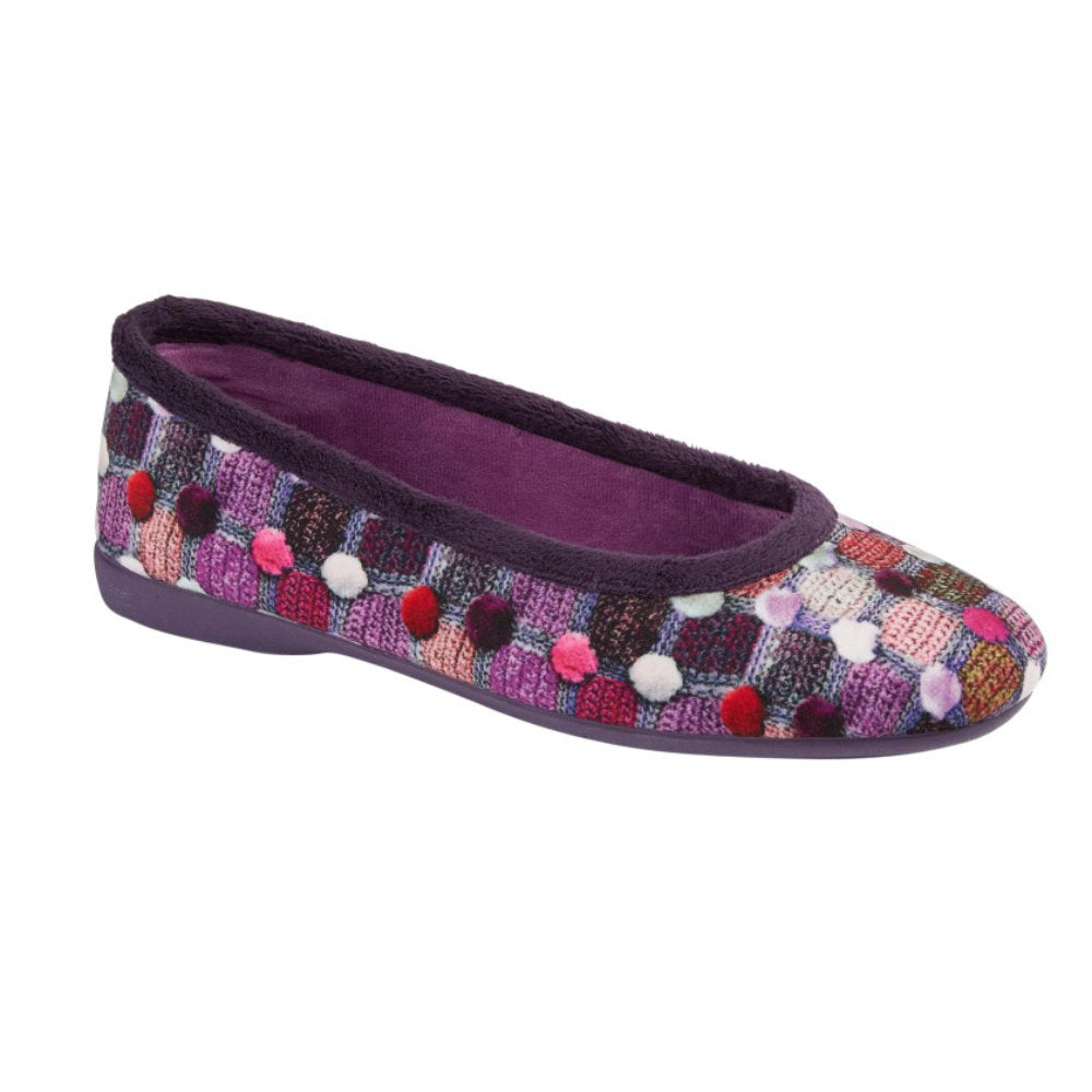 Sleepers LS749P Samira Purple/Multi Slippers