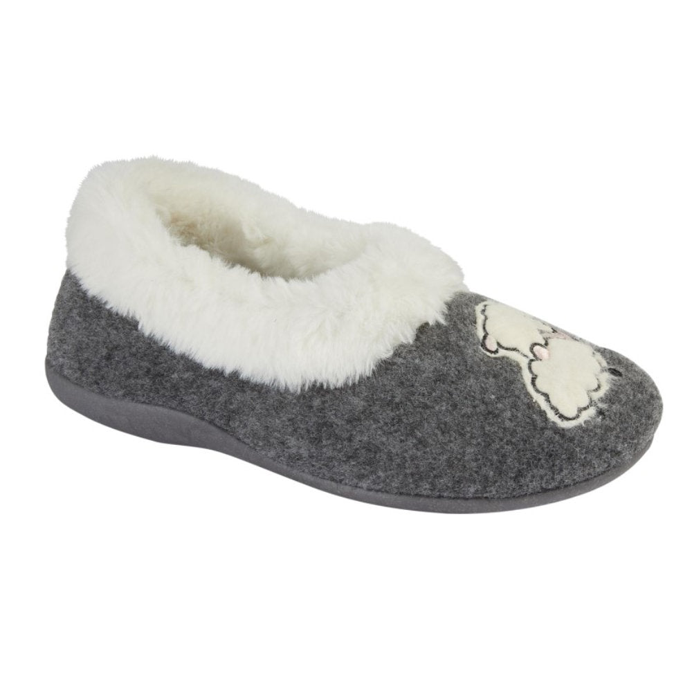 Sleepers LS856F Nikki Grey Slippers