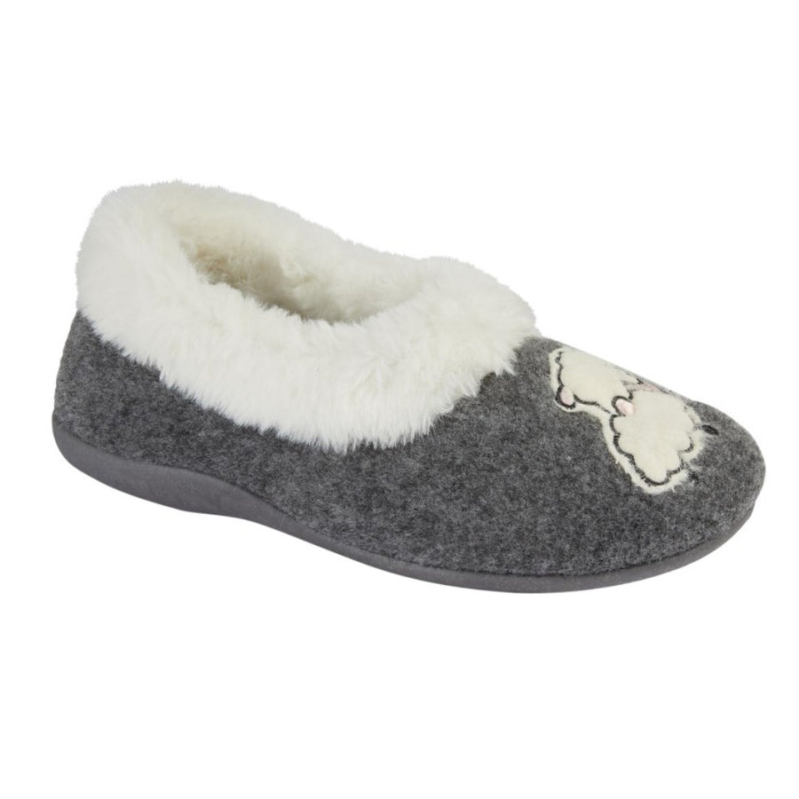 Sleepers LS856F Nikki Grey Slippers