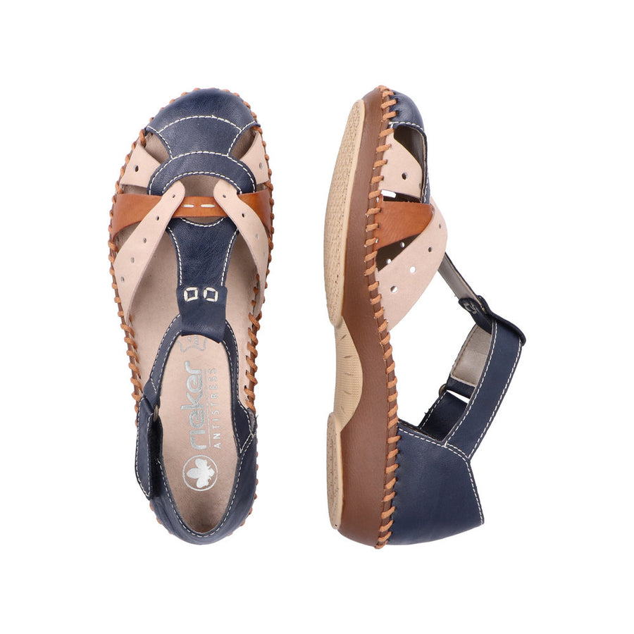 Rieker Desideria M1655-14 Navy Shoes