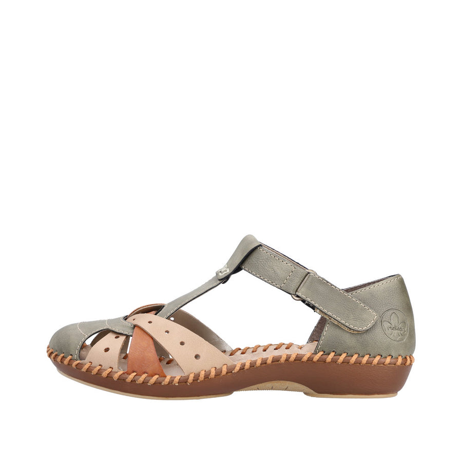 Rieker Desideria M1655-54 Olive Shoes