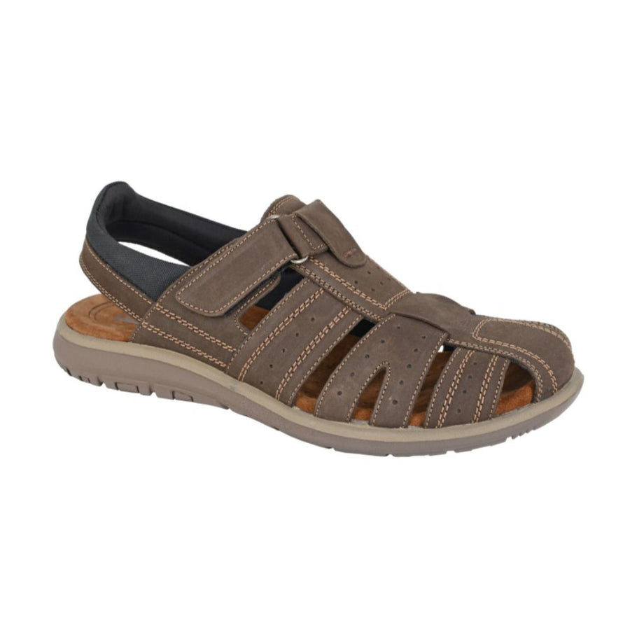 Roamers M416B Brown Sandals