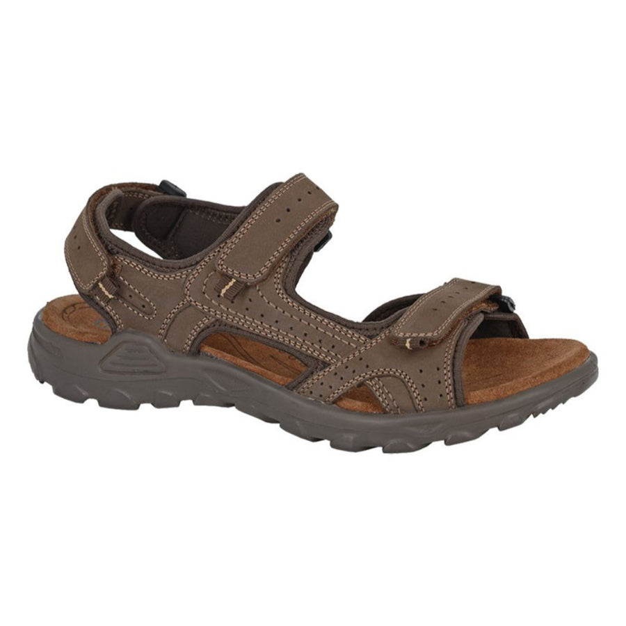 Roamers M422B Brown Sandals